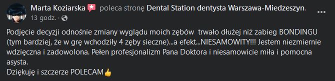 Bonding zębów Warszawa